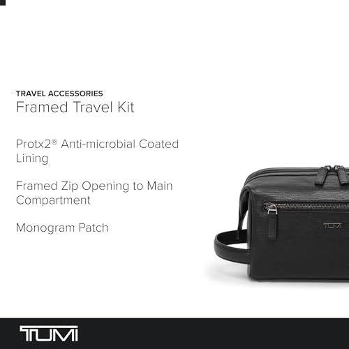 TUMI - Travel Accessories Dopp Kit - Men's Travel Essentials Framed Toiletry Bag