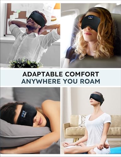 Cooling Weighted Eye Mask & Bluetooth Sleep Headphones