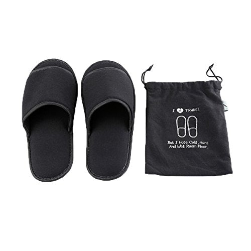 Foldable Open-Toe Travel Slippers