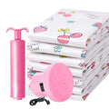 8-Piece Vacuum Compression Bag Set with Hand Pump