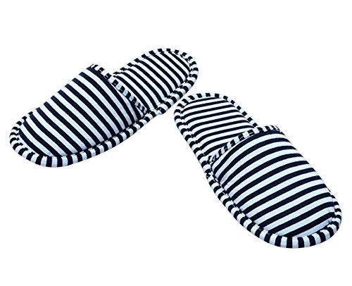 Non-Disposable Travel Slippers Portable Cotton Spa Hotel Guest Indoor Slippers