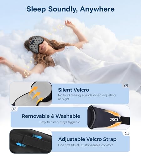 Cooling Weighted Eye Mask & Bluetooth Sleep Headphones