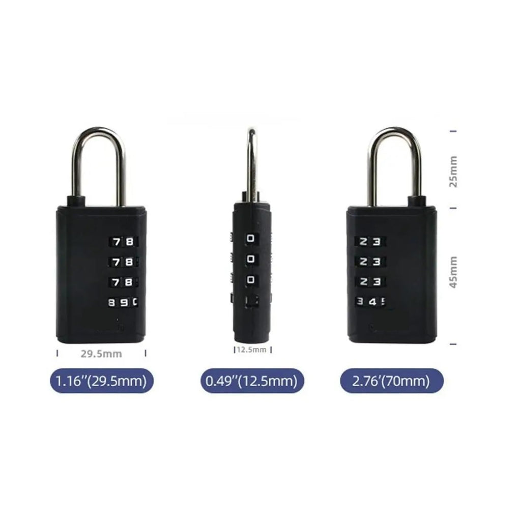 4-Digit Combination Luggage Lock