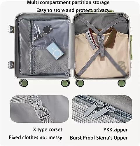 Expandable Carry-On Suitcase with USB & TSA Lock