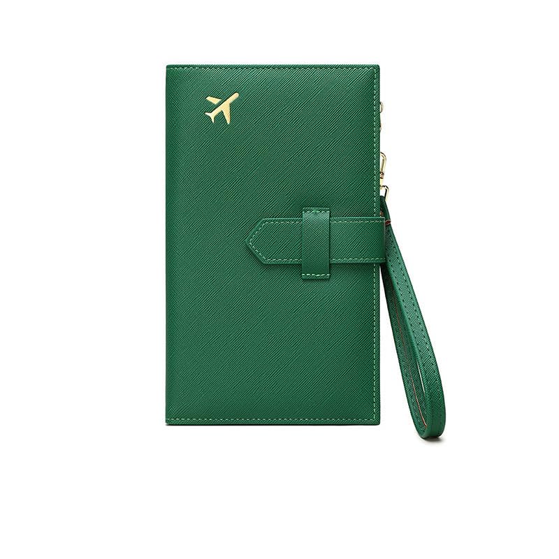 RFID Leather Passport Organizer