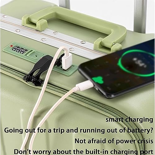 Expandable Carry-On Suitcase with USB & TSA Lock