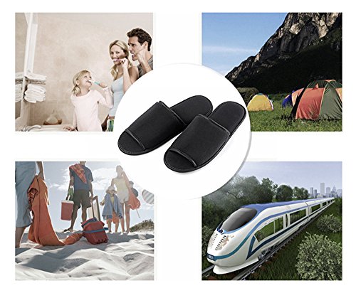 Foldable Open-Toe Travel Slippers