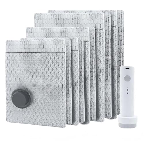 9-Piece Rechargeable Vacuum Storage Bag Set