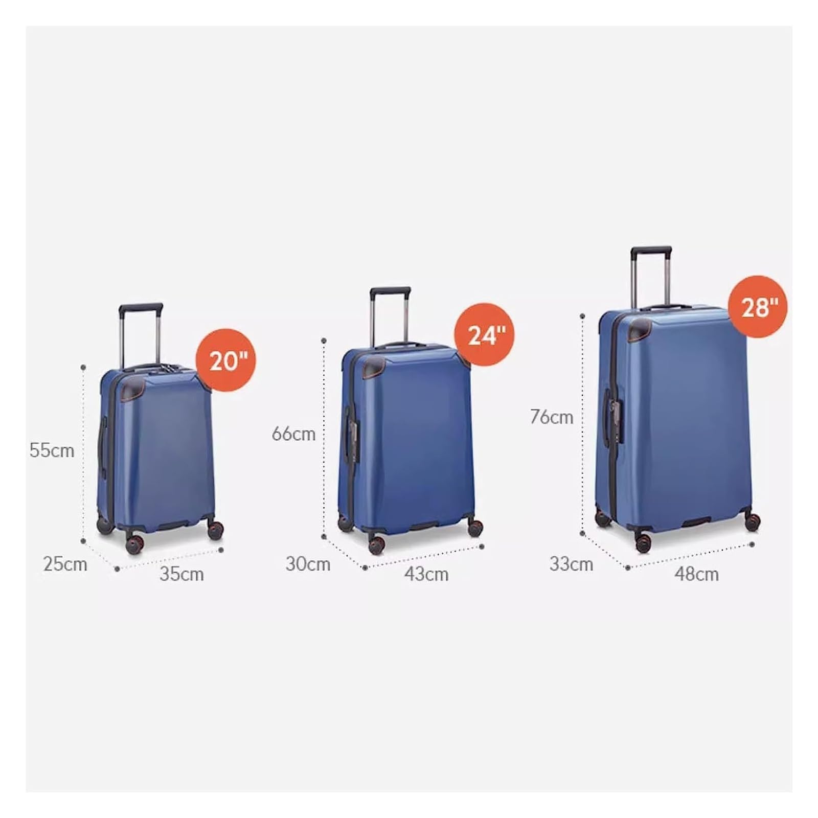 Smart Carry-On Suitcase with USB Charging