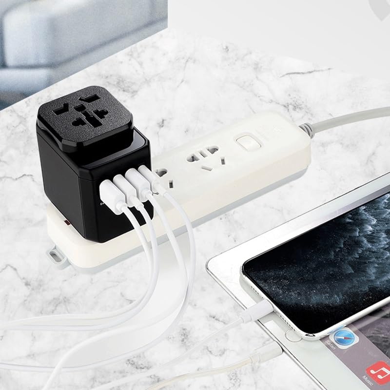 JSEIAJB Universal Plug Adapter Multifunctional Travel Socket Universal Plug Adapter