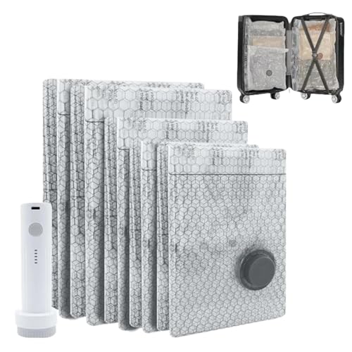 9-Piece Rechargeable Vacuum Storage Bag Set