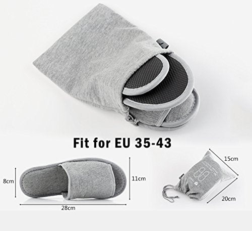 Foldable Open-Toe Travel Slippers