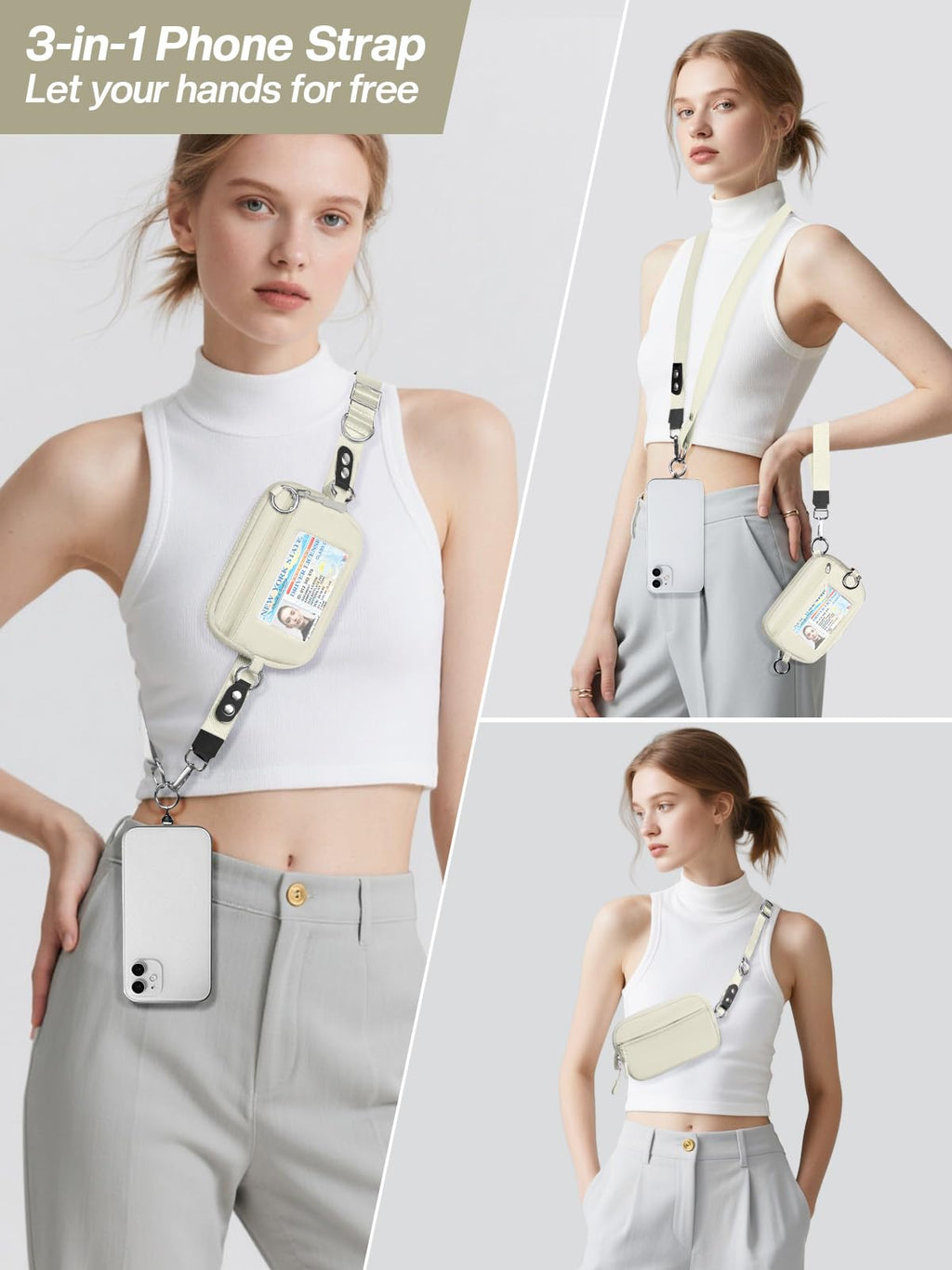 Crossbody Phone Strap Wallet