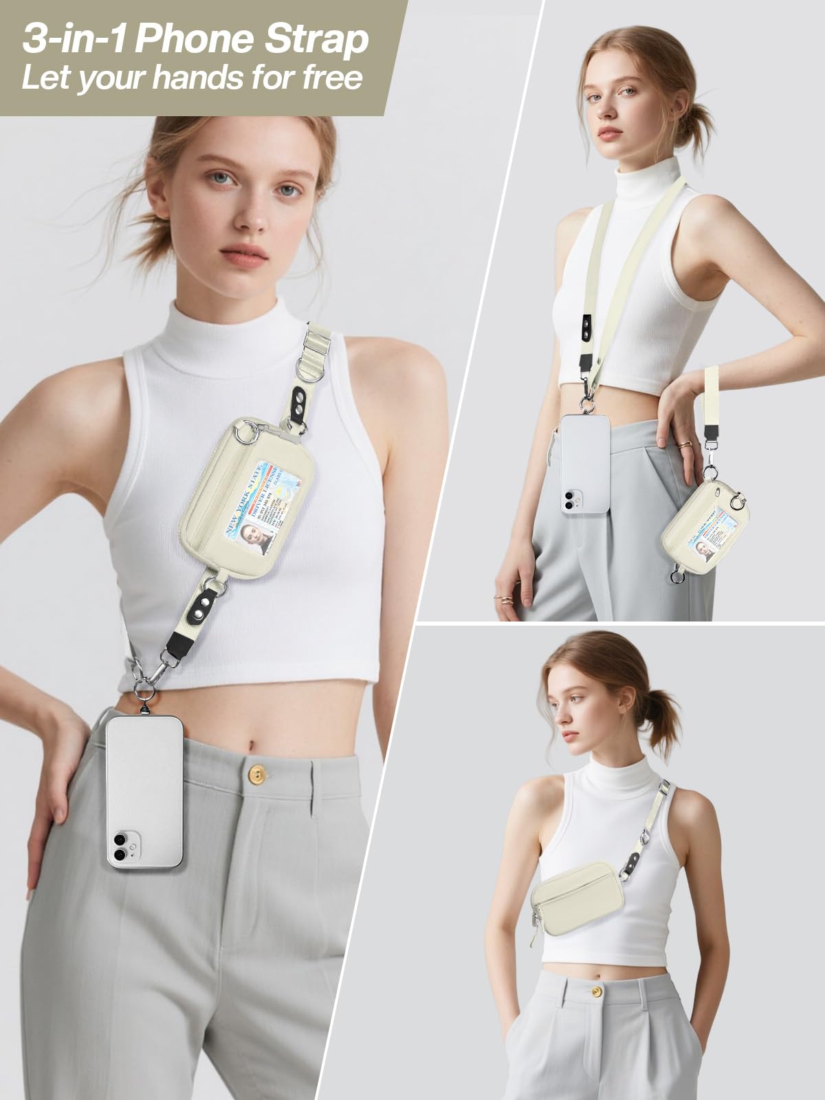 Crossbody Phone Strap Wallet
