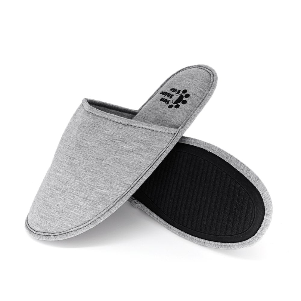 Memory Foam Travel Slippers with Bag