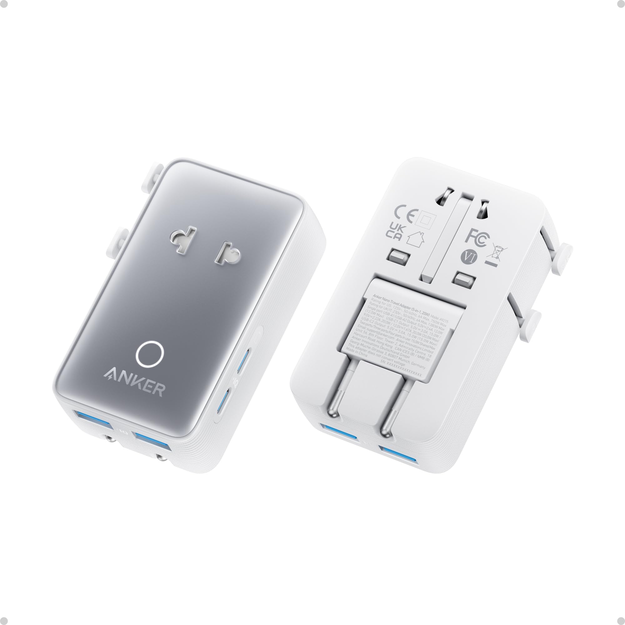 5-Port Universal Travel Adapter