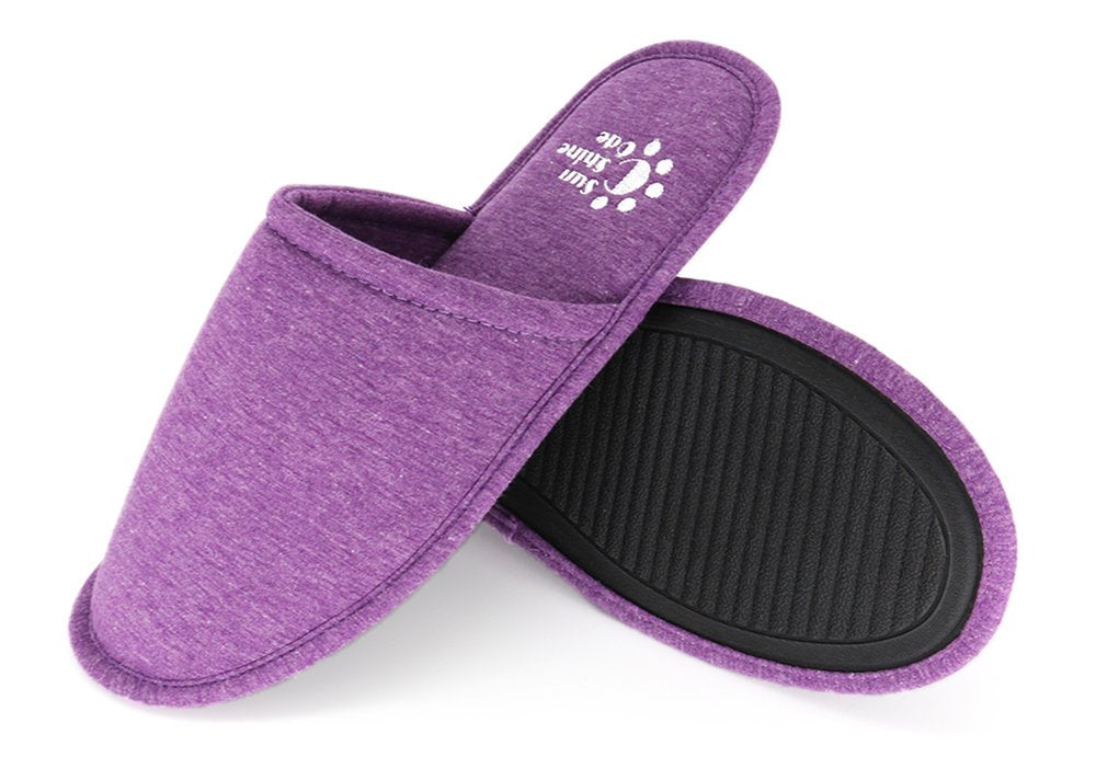 Memory Foam Travel Slippers with Bag