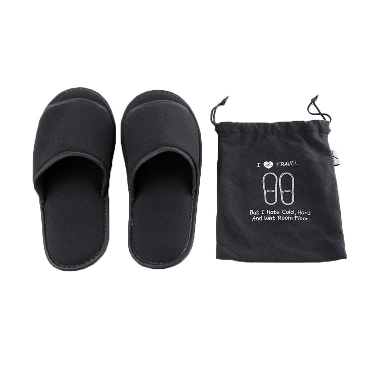 Foldable Open-Toe Travel Slippers