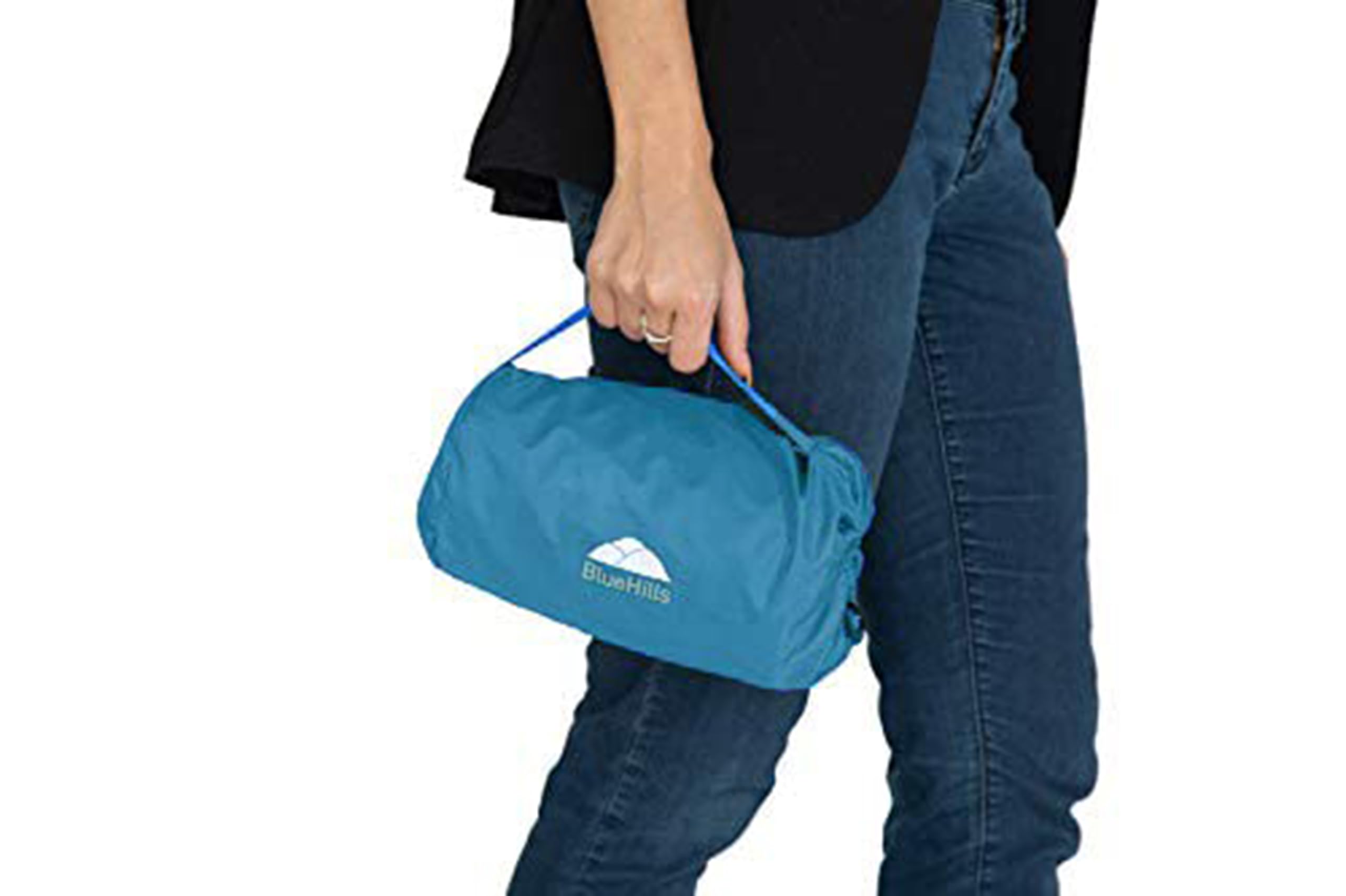 BlueHills Ultra Compact Travel Blanket Pillows for Airplane