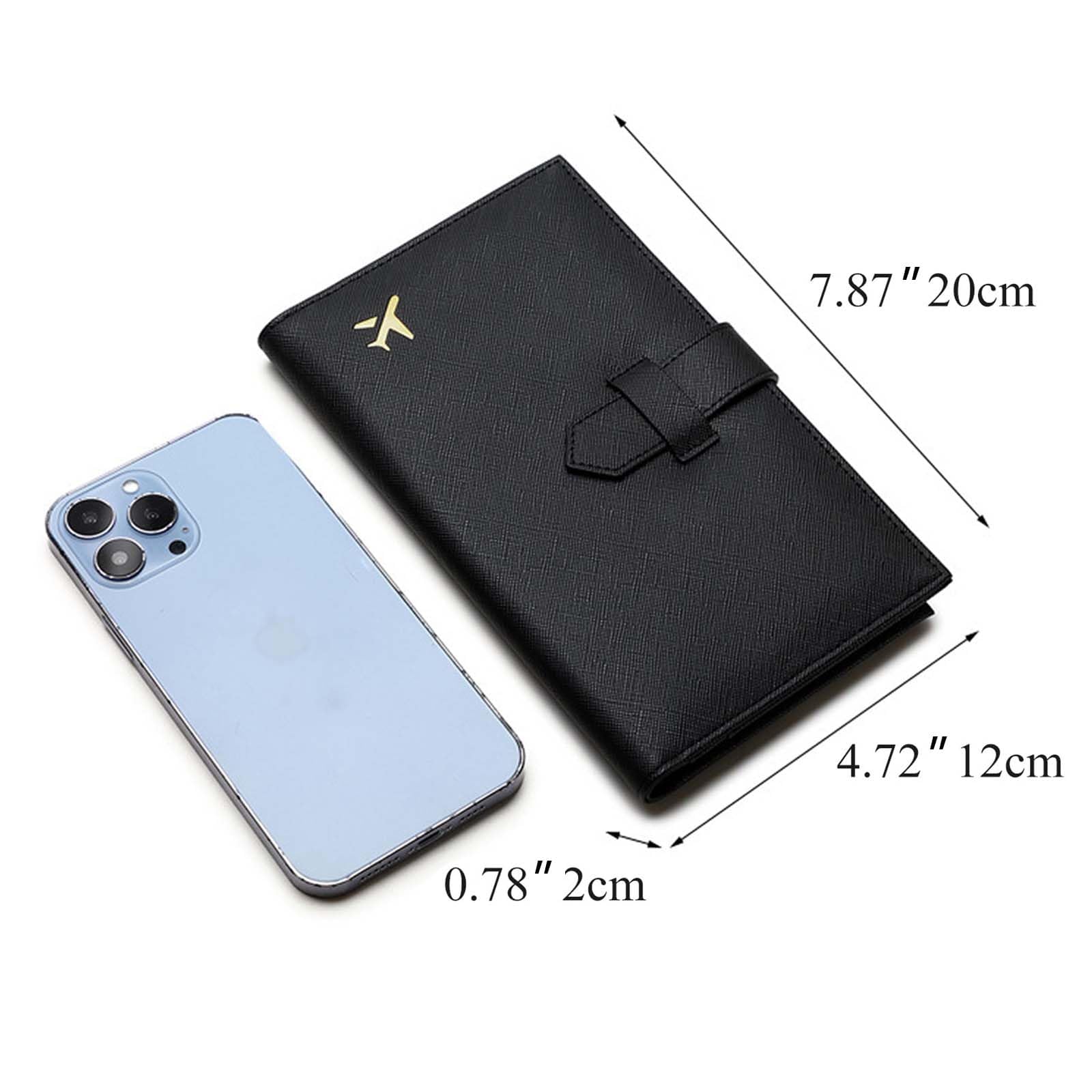 RFID Leather Passport Organizer