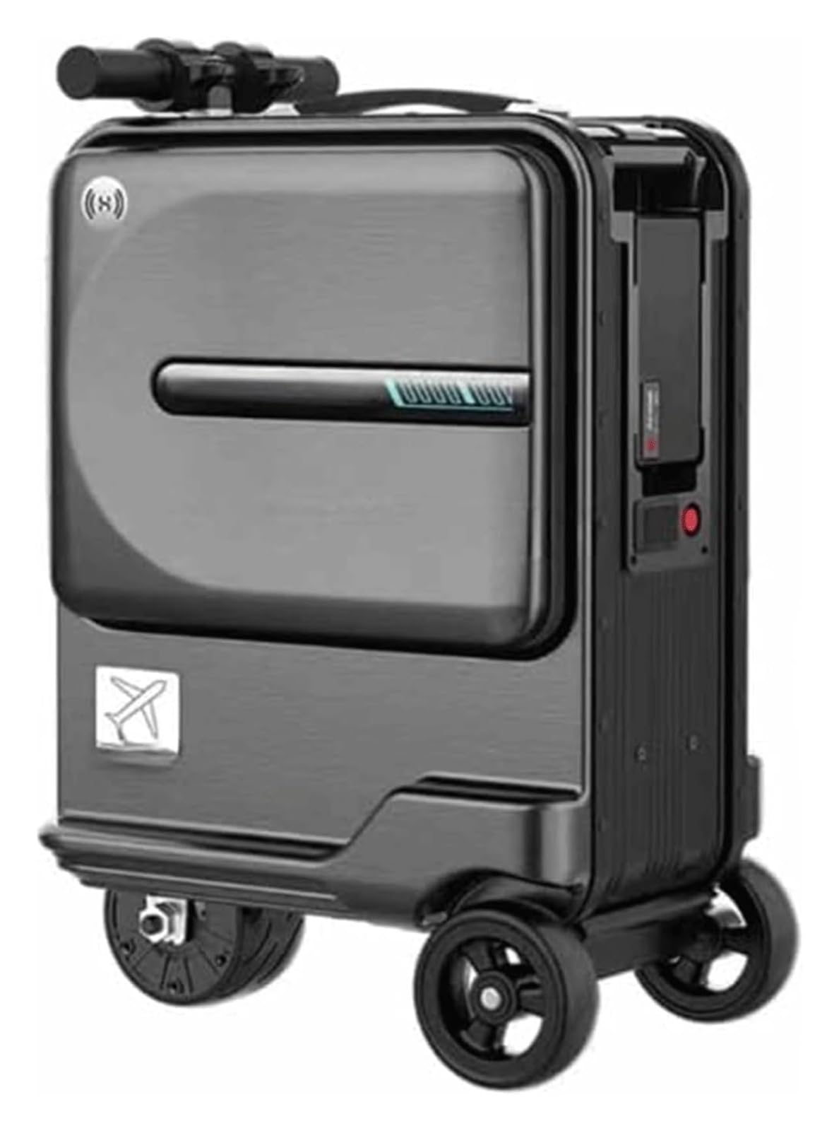 Smart Rideable Electric Suitcase with USB & LED
