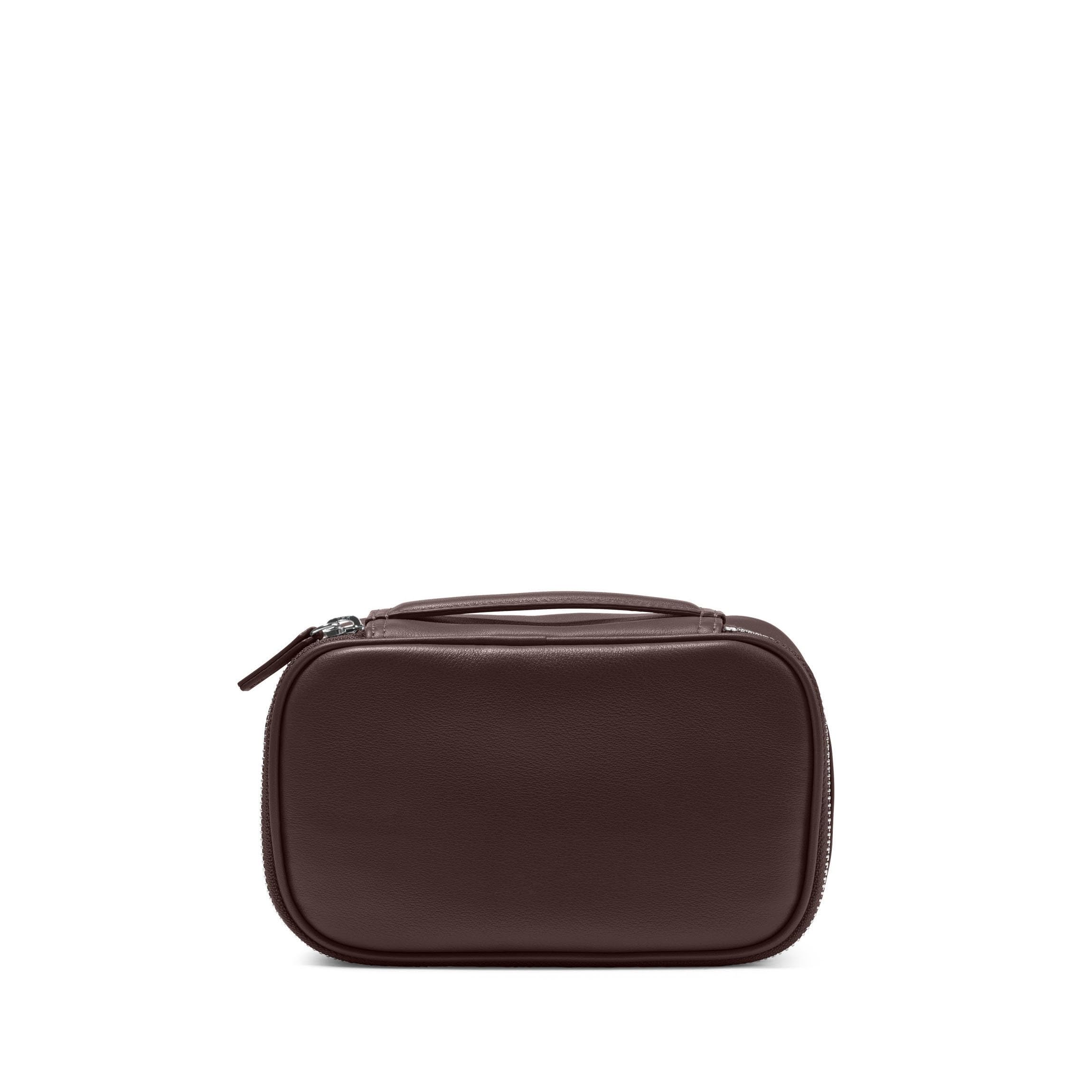 Leather Tech Organizer Bag