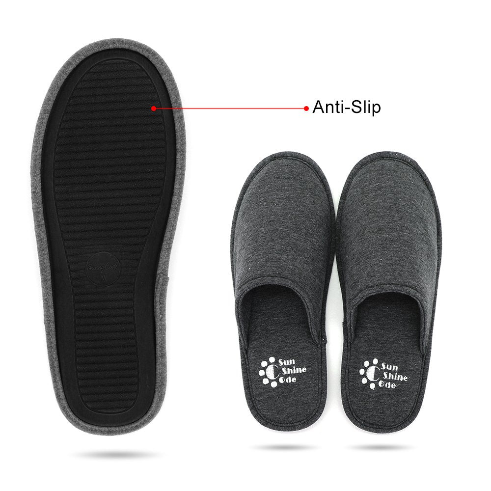 Memory Foam Travel Slippers with Bag