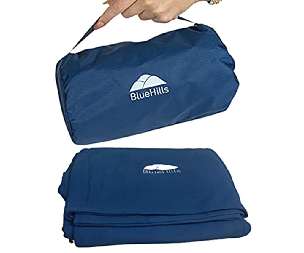 BlueHills Ultra Compact Travel Blanket Pillows for Airplane