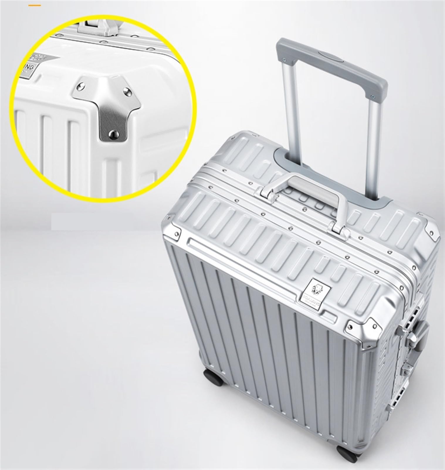 Aluminum Frame Hard Shell Carry-On Suitcase