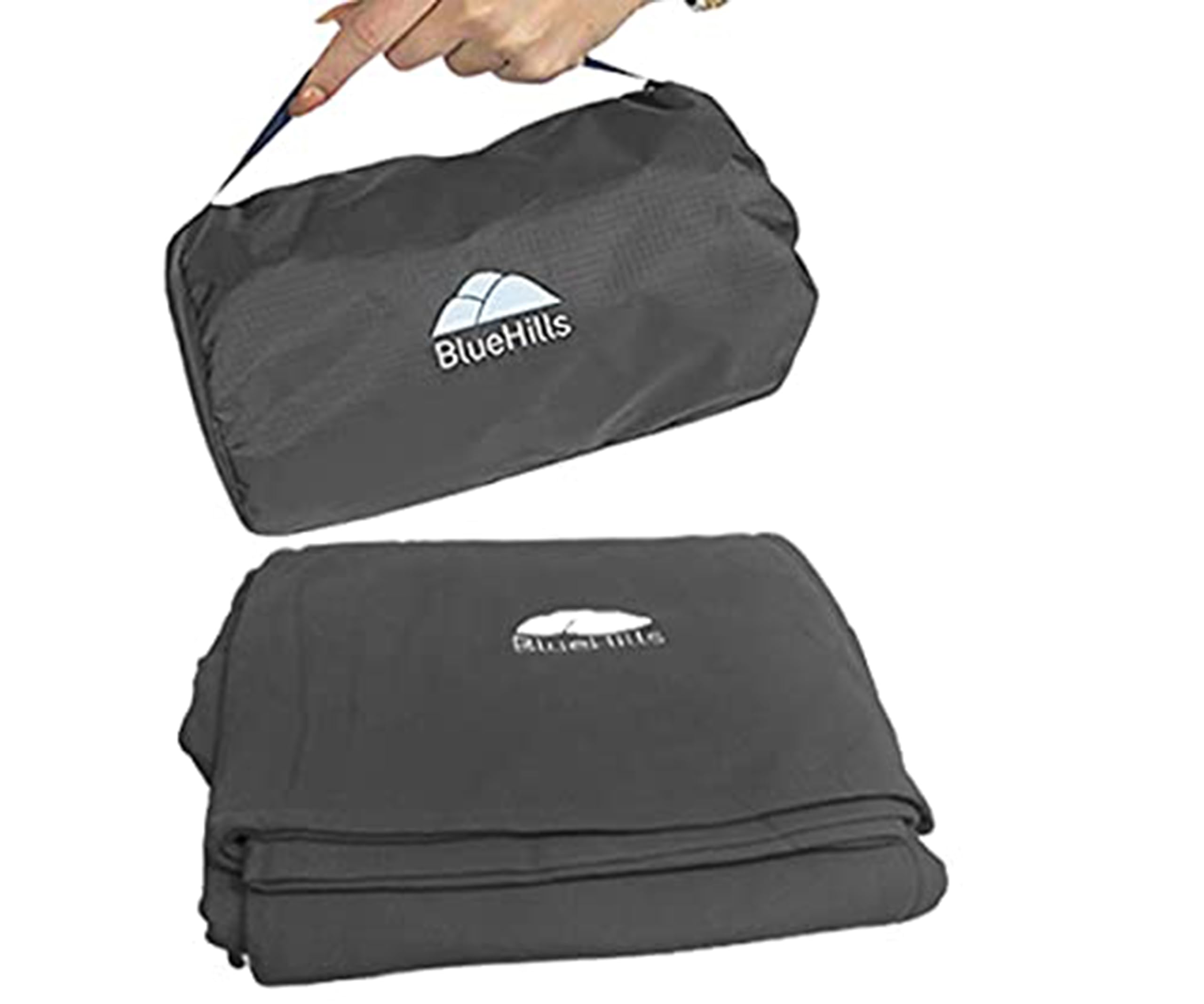 BlueHills Ultra Compact Travel Blanket Pillows for Airplane