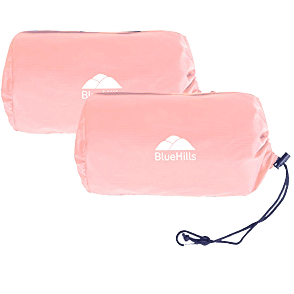 BlueHills Ultra Compact Travel Blanket Pillows for Airplane