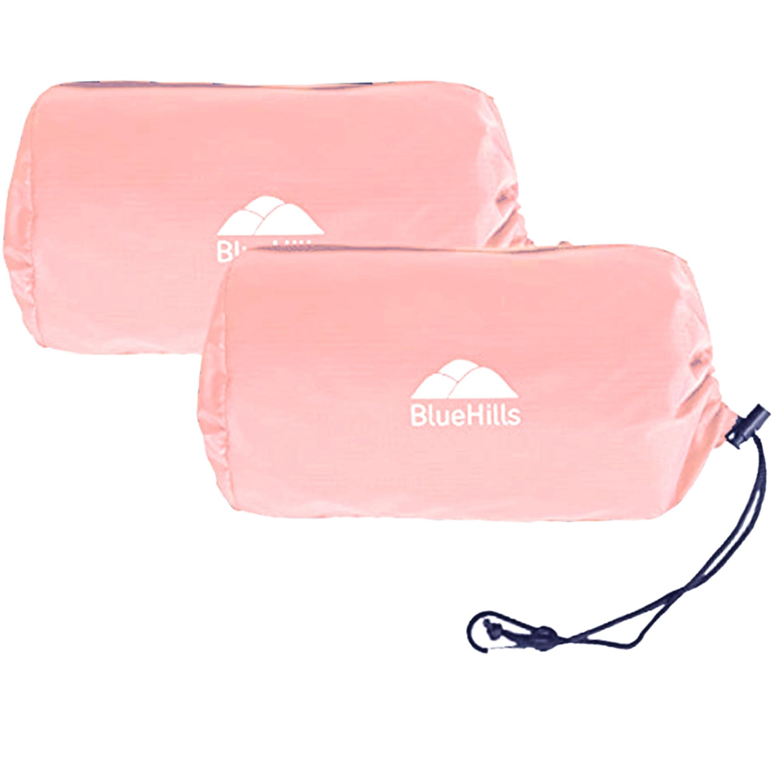 BlueHills Ultra Compact Travel Blanket Pillows for Airplane