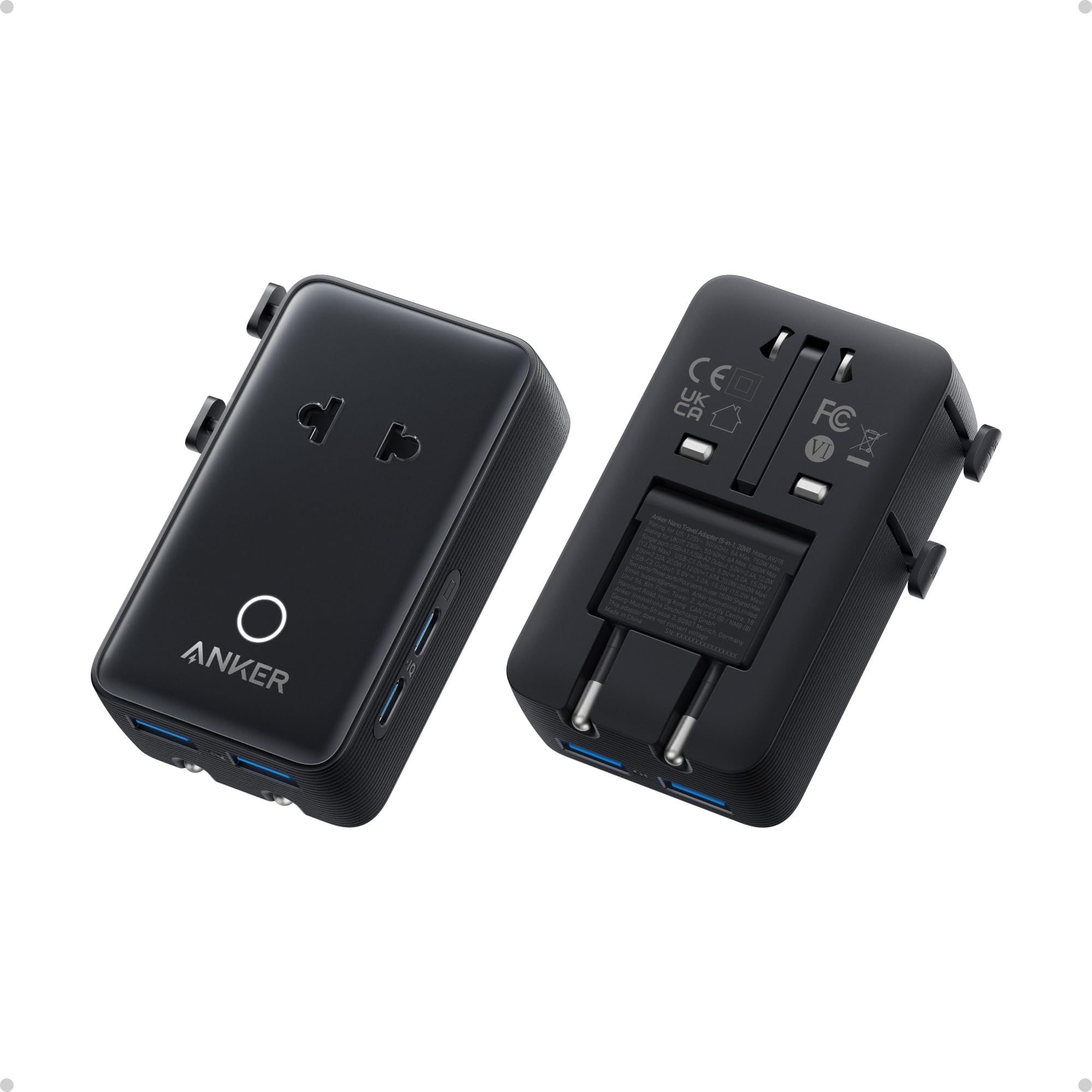5-Port Universal Travel Adapter