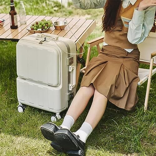 Expandable Carry-On Suitcase with USB & TSA Lock