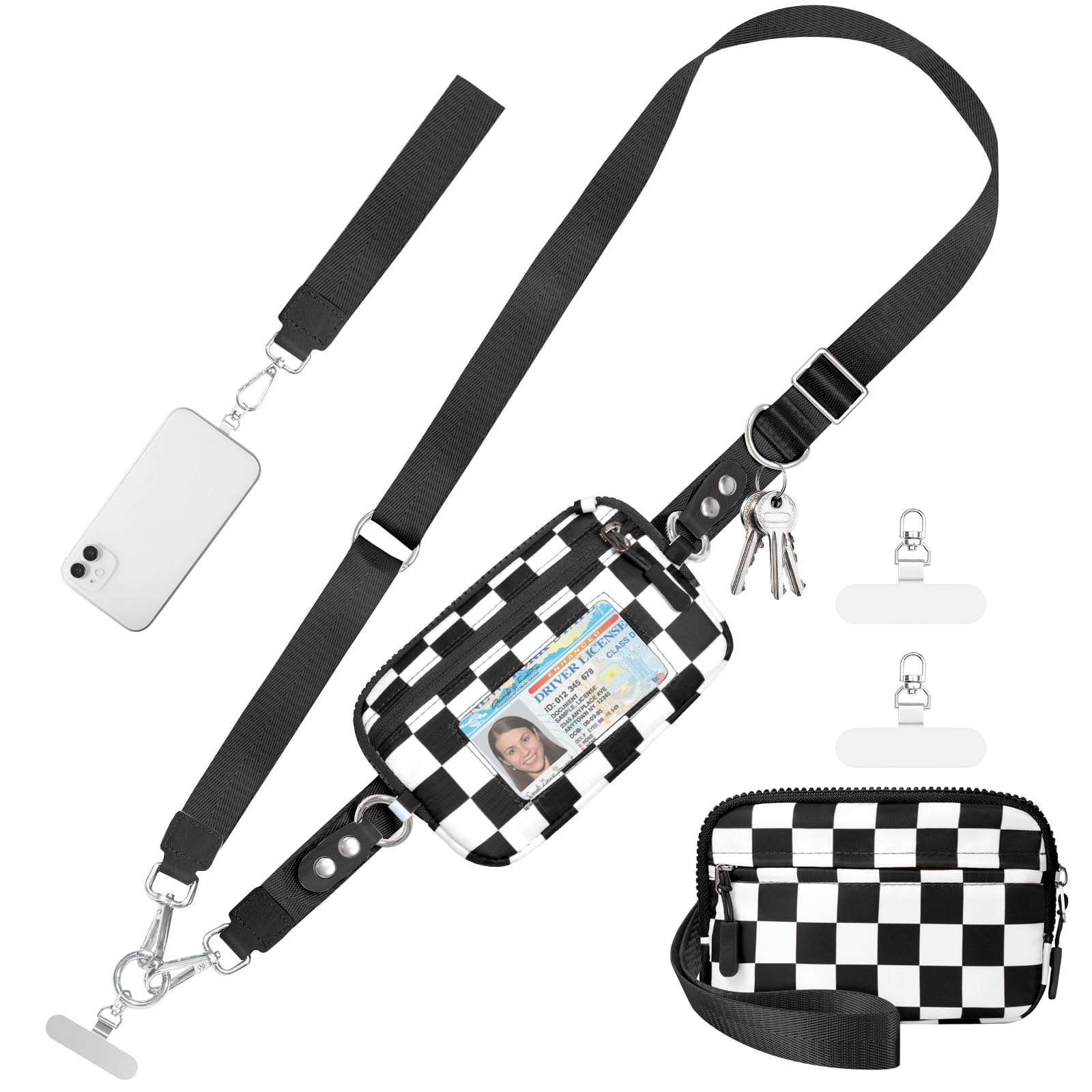 Crossbody Phone Strap Wallet
