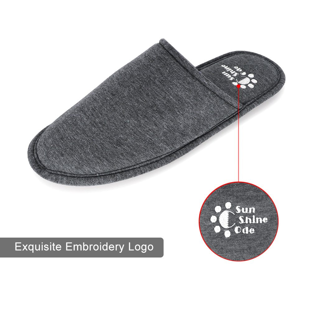 Memory Foam Travel Slippers with Bag