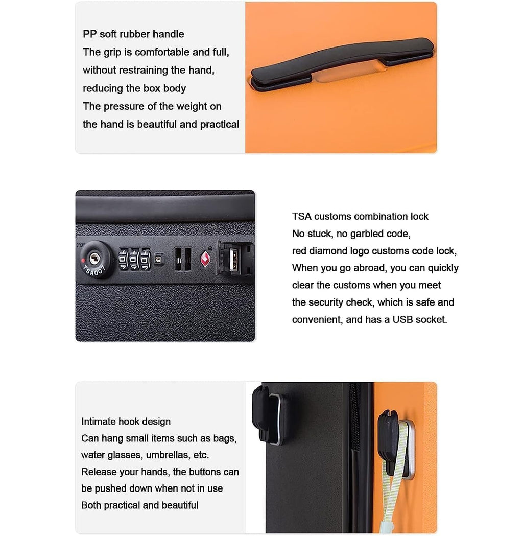 Large Capacity Carry-On Suitcase