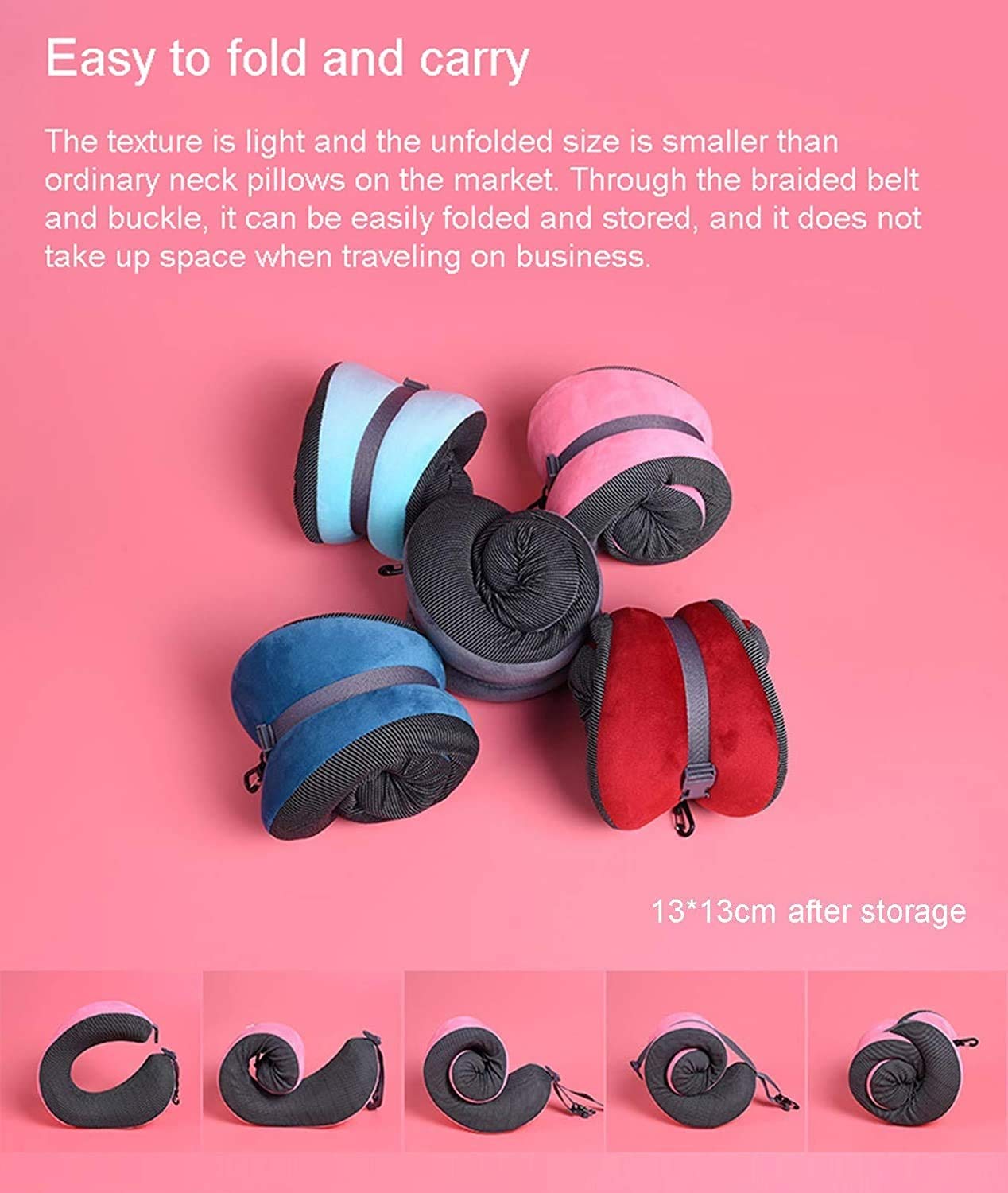 Memory Foam Travel Neck Pillow