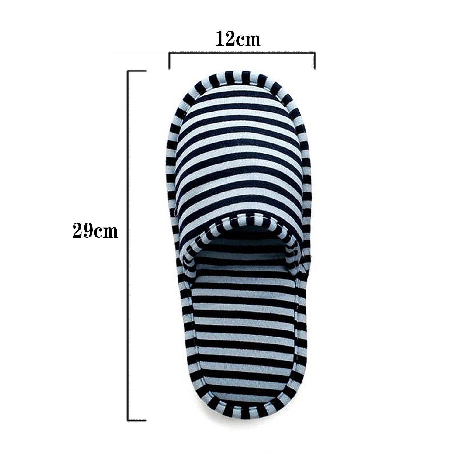Non-Disposable Travel Slippers Portable Cotton Spa Hotel Guest Indoor Slippers