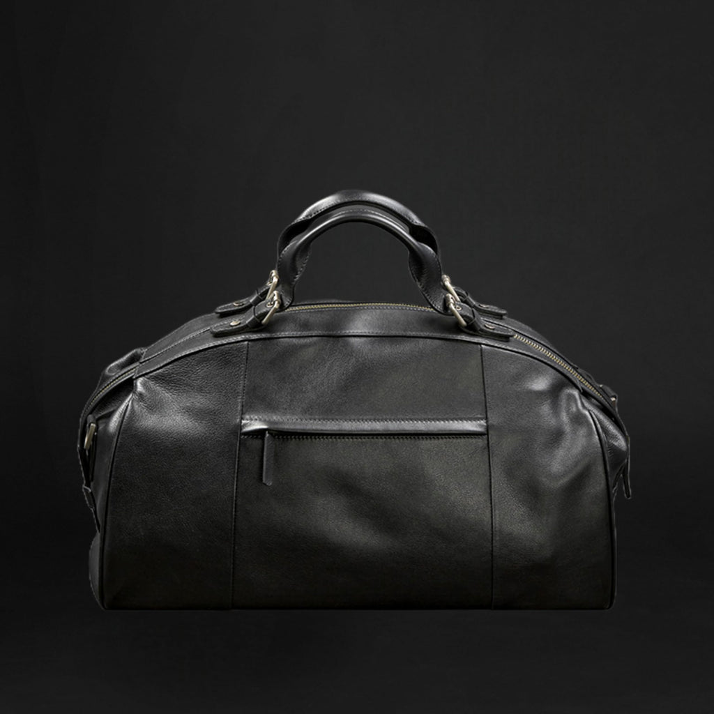 Full-Grain Leather Travel Duffel Bag