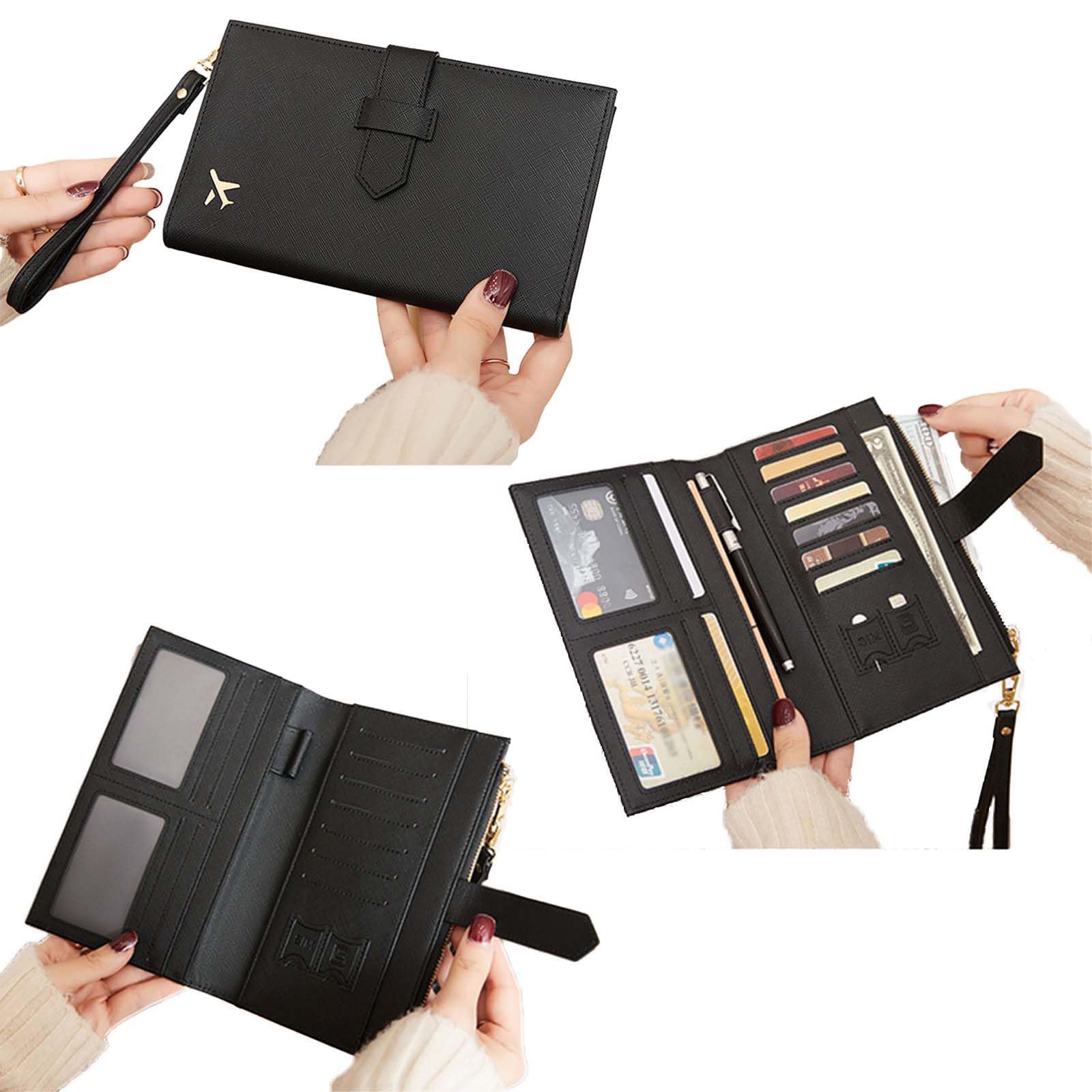 RFID Leather Passport Organizer
