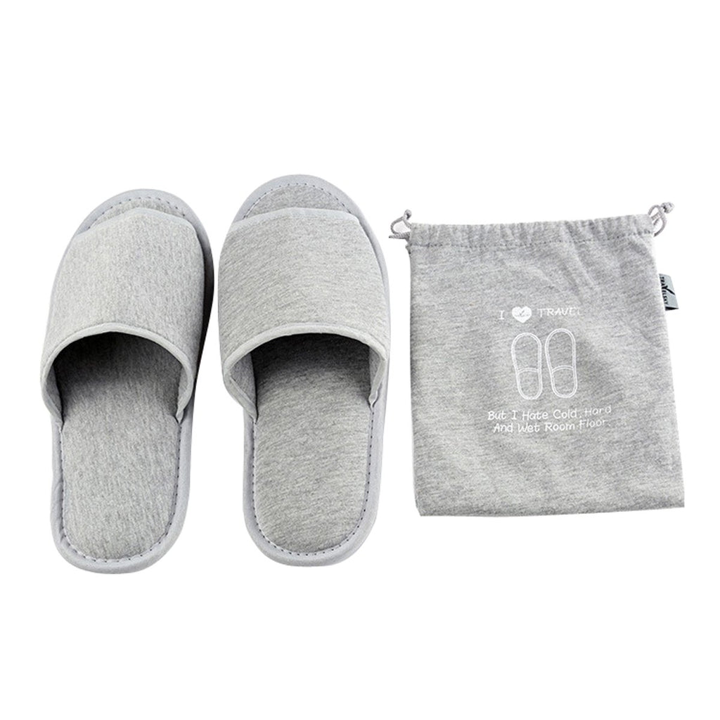 Foldable Open-Toe Travel Slippers