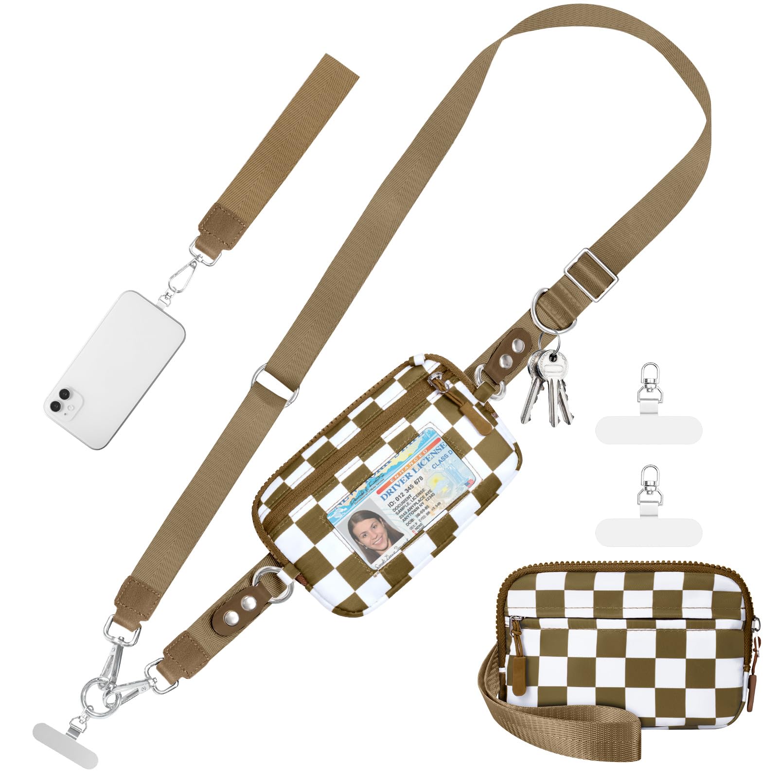 Crossbody Phone Strap Wallet
