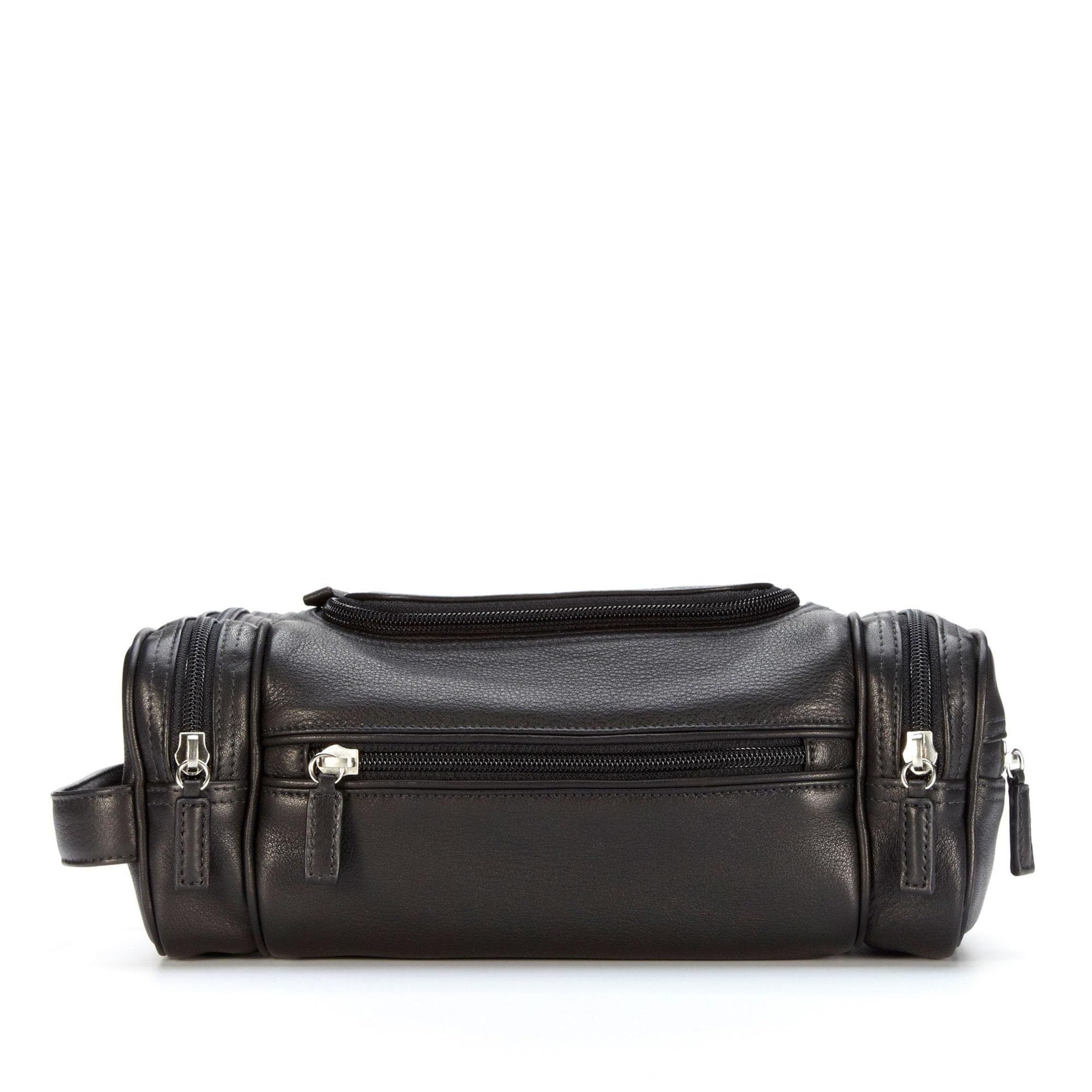 Full-Grain Leather Toiletry Bag