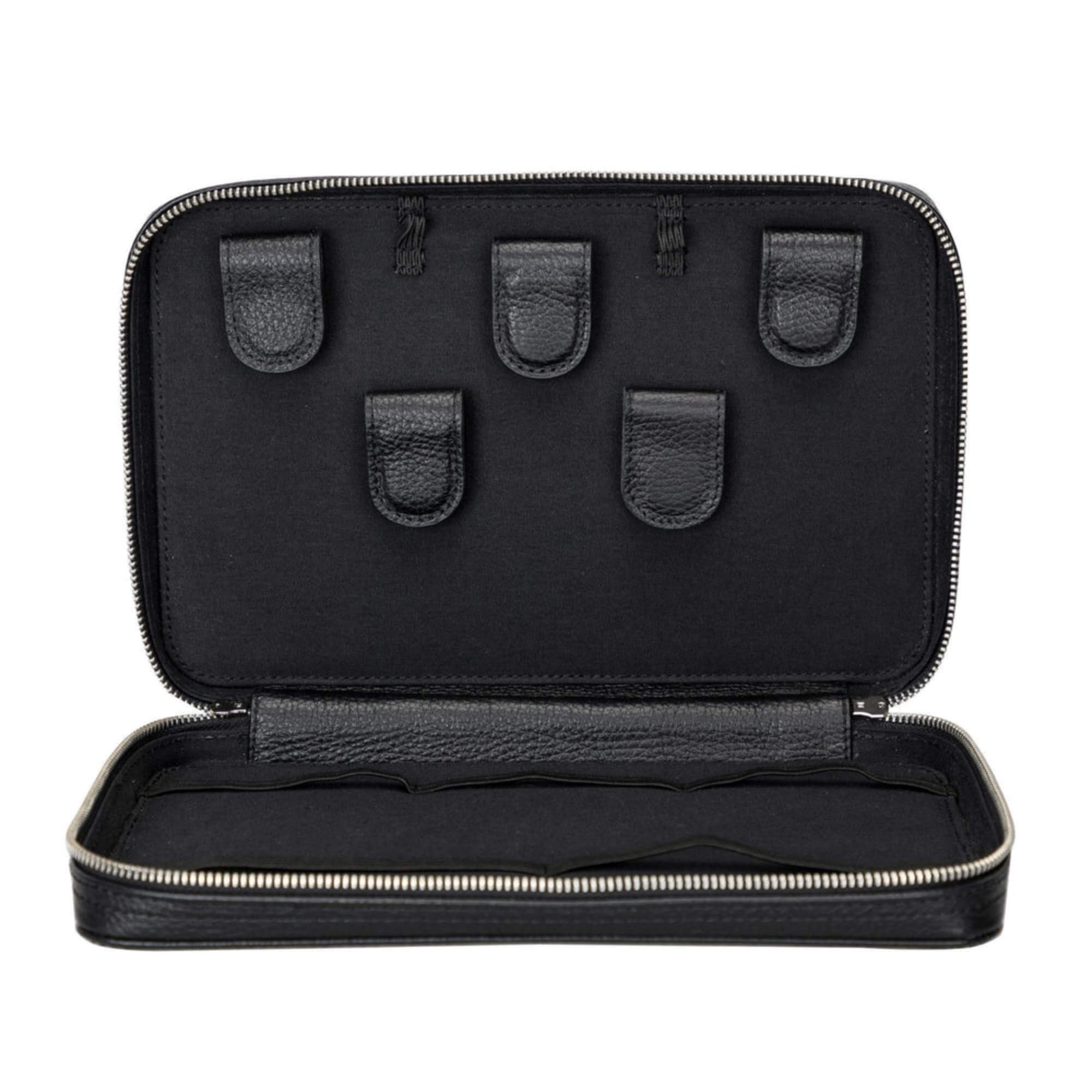 Full-Grain Leather Cable Organizer