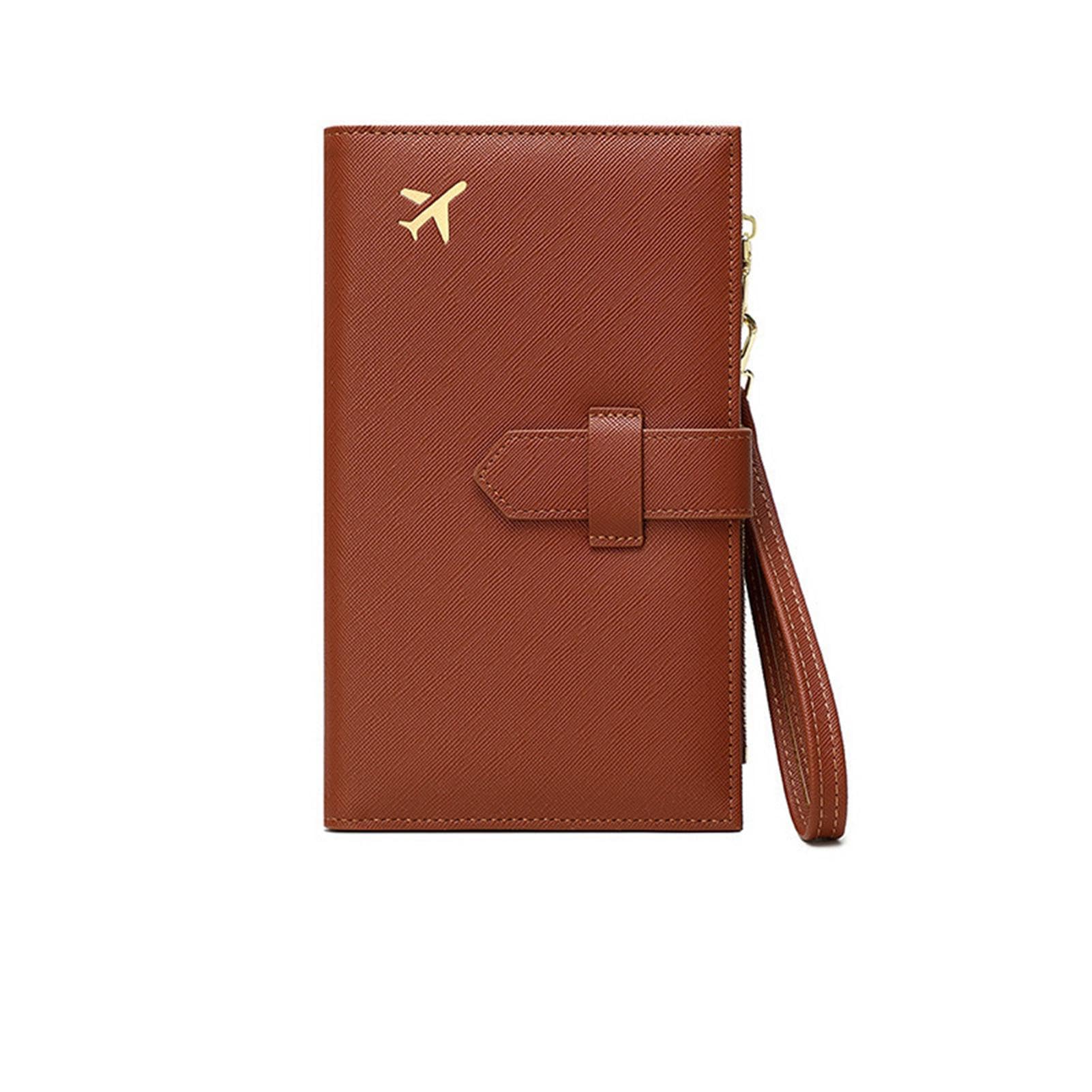 RFID Leather Passport Organizer