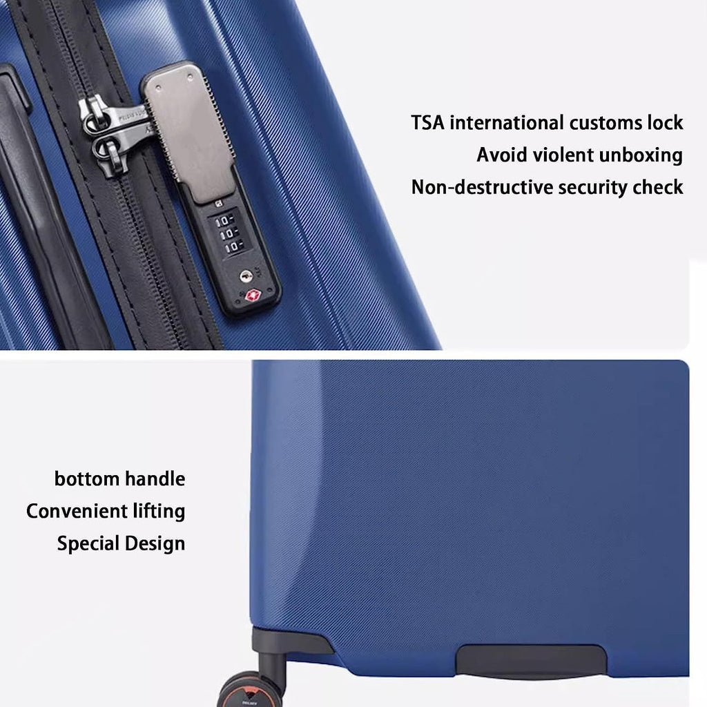 Smart Carry-On Suitcase with USB Charging
