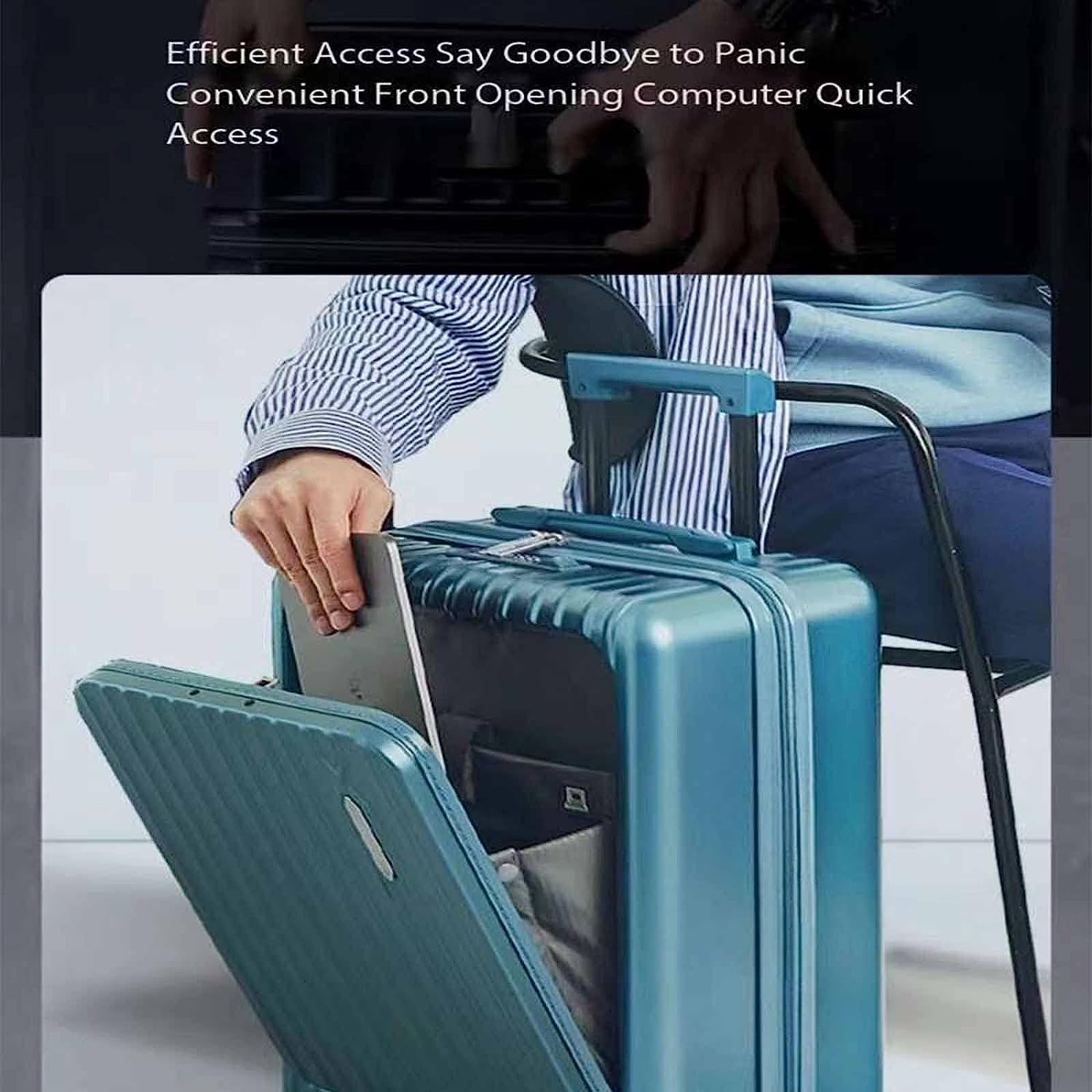 Rechargeable Carry-On Suitcase