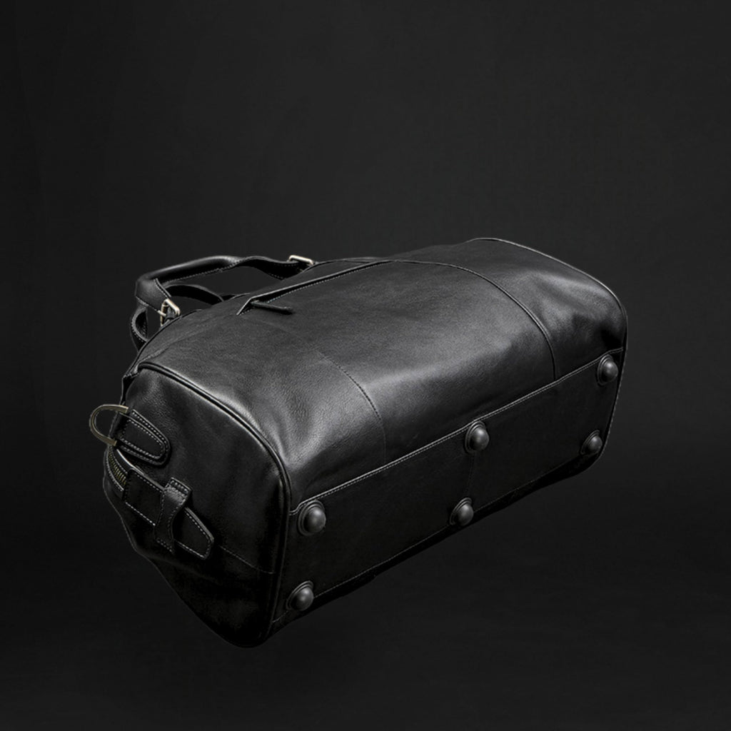 Full-Grain Leather Travel Duffel Bag