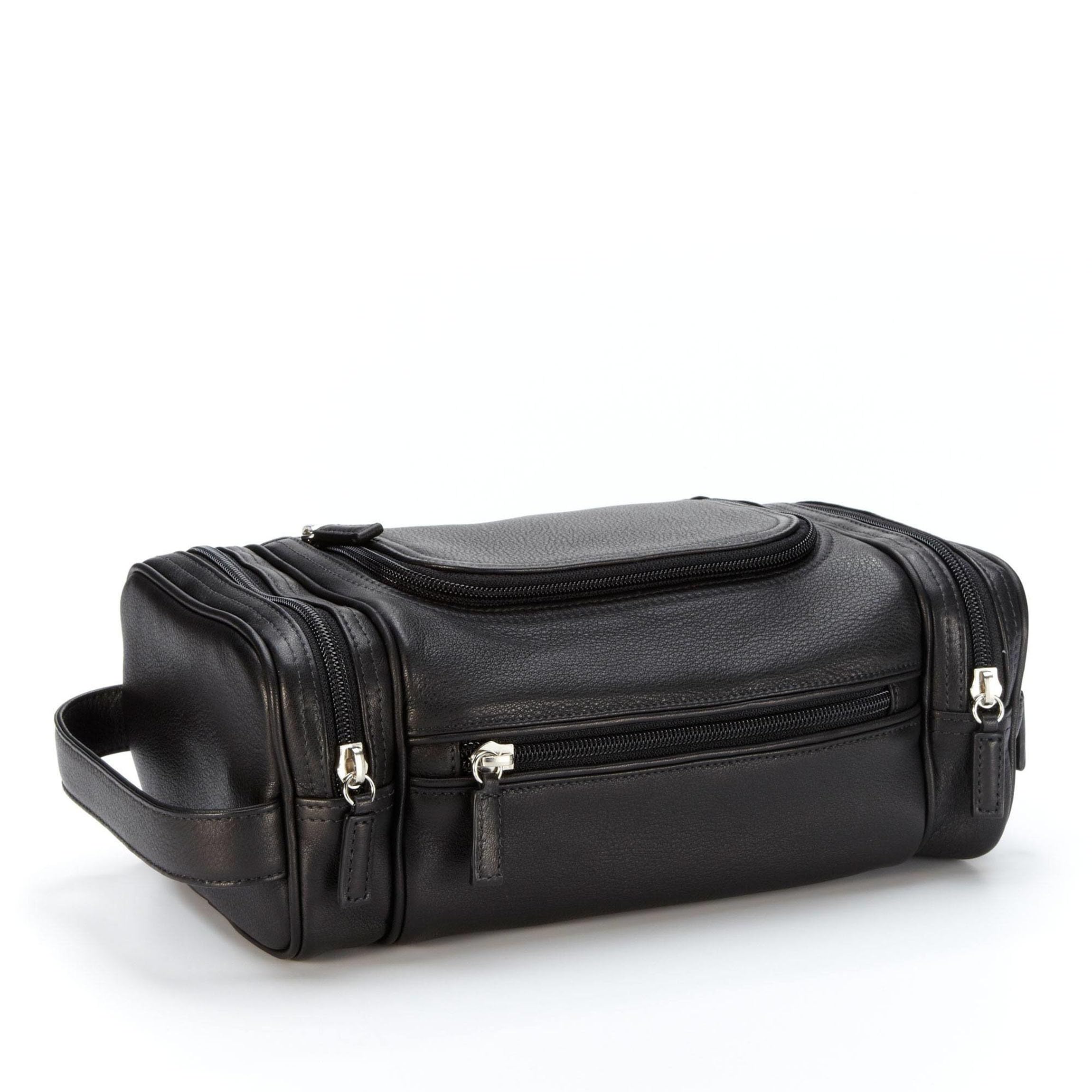 Full-Grain Leather Toiletry Bag